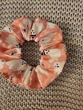Handmade Hair Scrunchie Ghost Theme