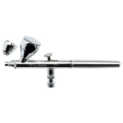 Airbrush IWATA NEO CN Fließbecher 1,8ml + 7ml Farbbecher 0,35mm Düse Fließbecher