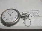 Antique Elgin Script Pocket Watch Circa 1904 Winder at 3 O'clock Working