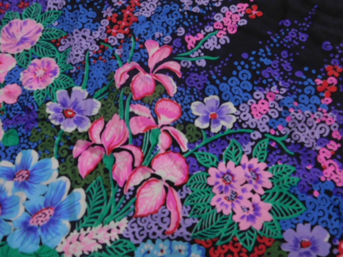 Foulard En Soie Pure Pour Femme - Batik Peint Main - Multicolore - Édition Limitée 2020