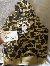 BAPE 1st Camo College Logo Pullover XL