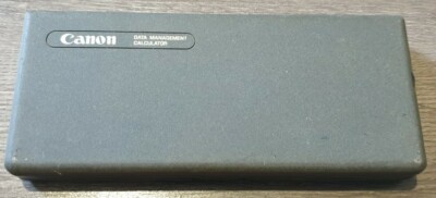 Seltener Canon DM-4000 Datenmanagement Taschenrechner kostenloser Versand mit Sendungsverfolgung
