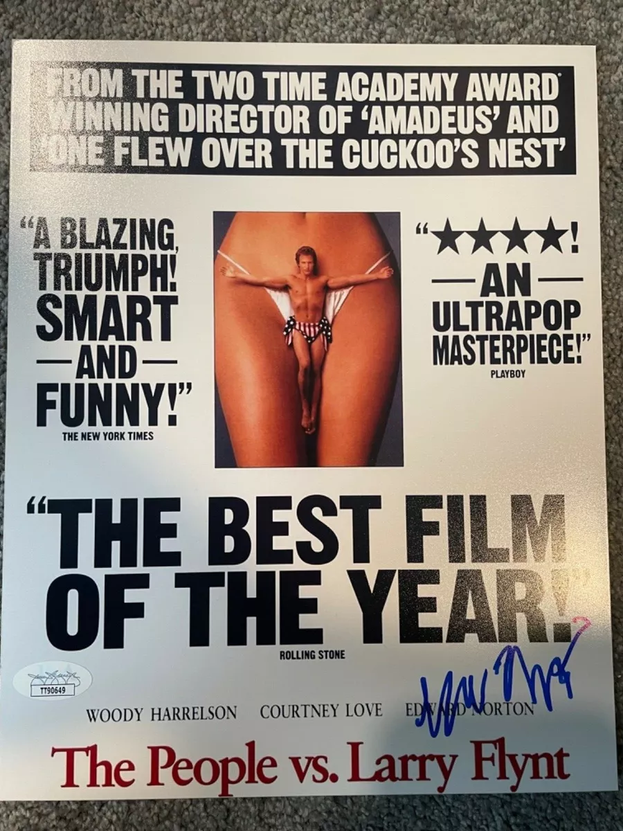 Larry Flynt signed JSA COA 8x10 Hustler magazine playboy Hugh Hefner psa  bas | eBay