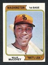 1974 Topps Willie McCovey #250 National League Variation EX-2