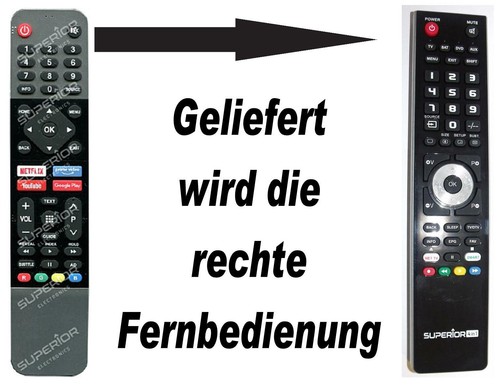 NEUWARE Ersatz Fernbedienung für Metz Blue 42MTC6000 40MTC7000 32MTC6000 - 第 1/5 張圖片