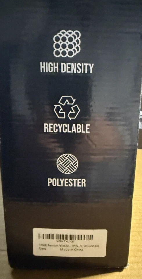 Felt Cork Board Tiles - 12 Pack of Cork Boards for Walls-48 x 36 - Black - Image 3 of 4