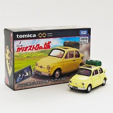 Yellow Lupin Iii Fiat 500 164 Scale Diecast Metal Alloy Model Car Toy
