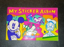 Vintage Sandy Lion Sticker Album Disney Mickey Mouse Goofy Donald Duck