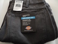 Dickies Carpenter Jeans -size 33-34-New with Tags