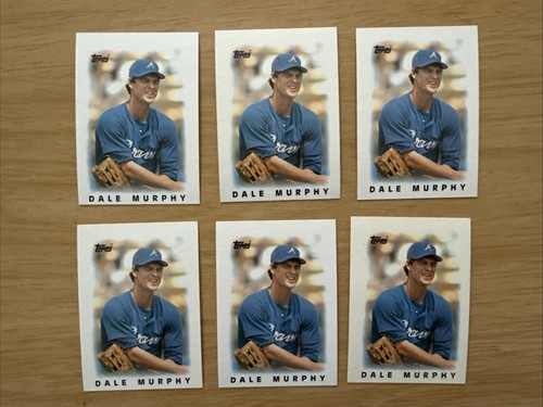 Dale Murphy #37 1986 Topps Mini League Leaders card