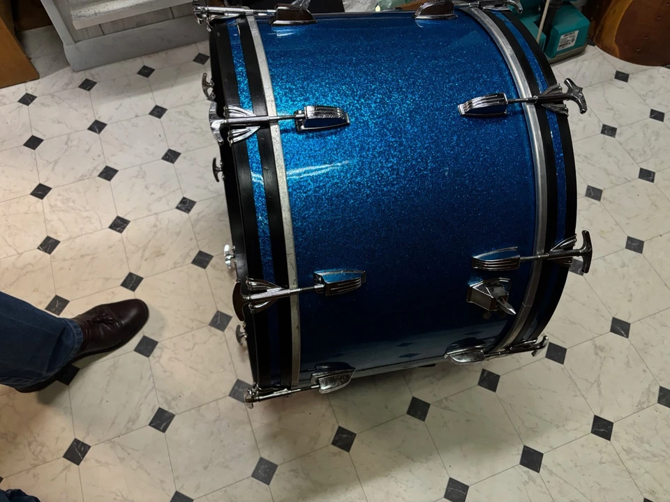 Combo Club Date Ludwig años 60 en azul brillante Foto 4 de 4