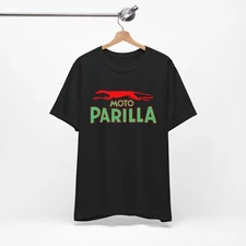 Moto Parilla Motorcycle T-Shirt, Italy Italian Vintage Retro Racing Motorcycles