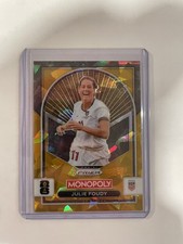 Julie Foudy 2026 Panini Prizm Monopoly FIFA World Cup Gold Cracked Ice USA USWNT