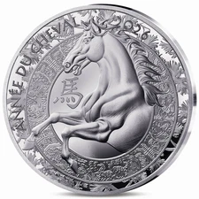 2026 France € 10 Euro Silver Proof Coin - Lunar Year of the Horse