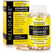 Heliocare Advanced Niacin B3 Supplement: Fernblock PLE 120 Count Pack of 1 