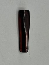 Zigarettenspitze Catalin Bakelit 30er Jahre rot Kirschrot Eckig L = 5cm B06