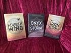 SPECIAL EDITION Fourth Wing Iron Flame Onyx Storm Yarros Dragon Edges Last 4