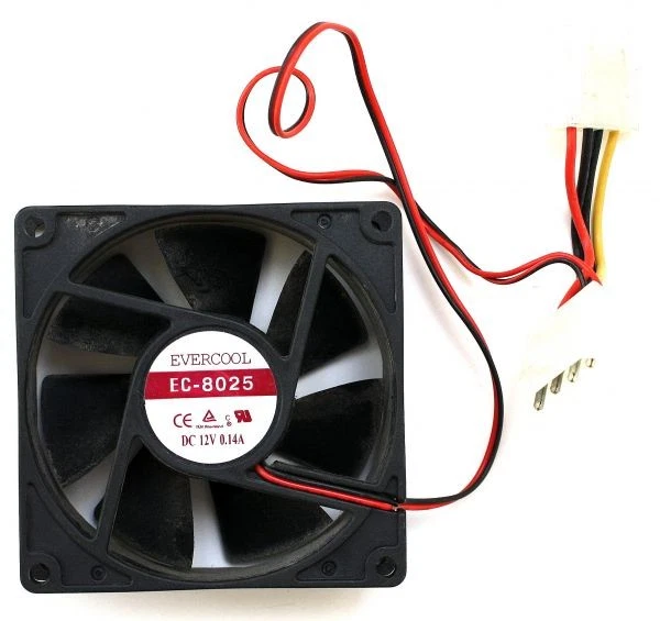 Fan, evercool ec-8025 dc12v 0.14a - Image 2 of 2