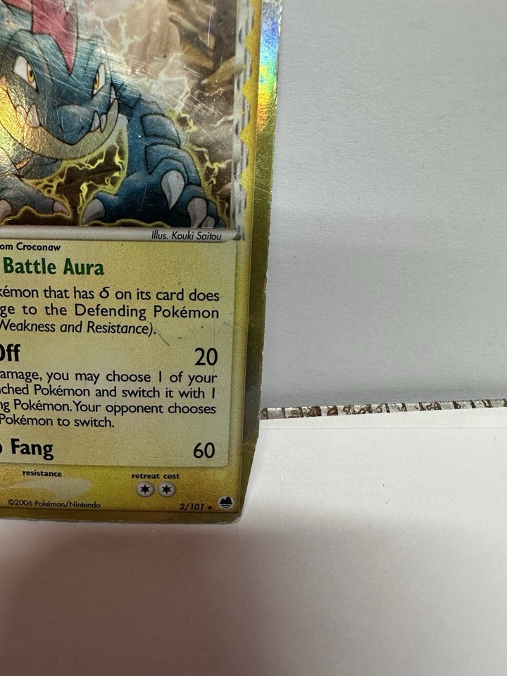 Pokémon TCG Feraligatr EX Dragon Frontiers Holo Rare Card 2/101 Delta ...