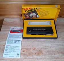 Vintage Kodak Ektralite 10 Camera w/ Box Manual Receipt Flash Tested 1978