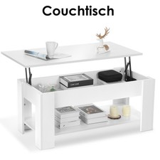 Kaffeetisch Couchtisch Sofatisch höhenverstellbar Wohnzimmertisch ausziehbar Zcl