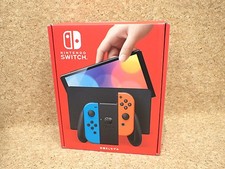 Nintendo Switch OLED Console Neon Blue Red New Unused