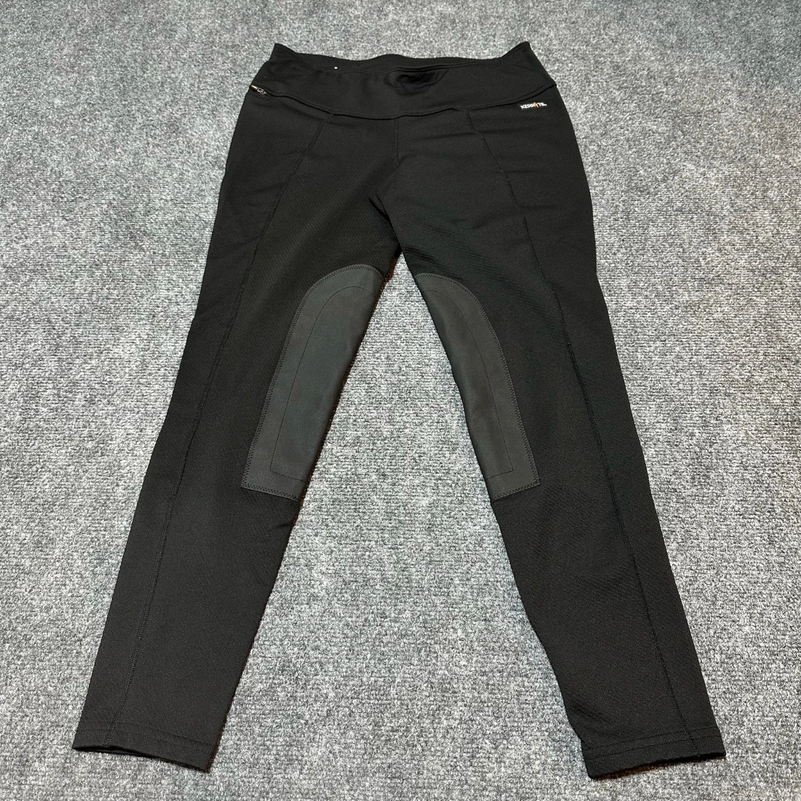 Kerrits Pants Womens Medium Black Pull On Base Layer Activewear Made USA