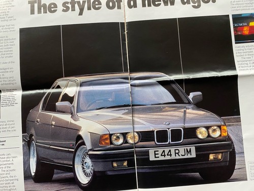 BMW 1987 Range Sales Brochure 3-5-5-7 Series-750i/iL-M Sport+Spec + Motorcycles - Picture 7 of 9