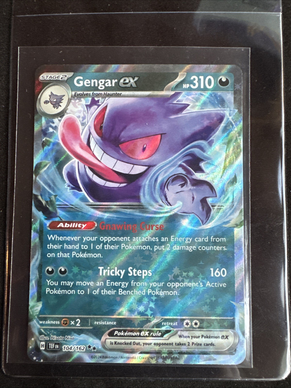Gengar ex 104/162 Holo from SV05 Temporal Forces TCG