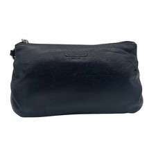 Coach Vintage Black Leather Wristlet