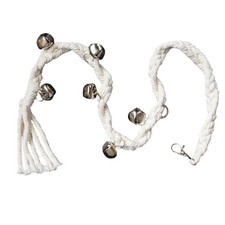 CHYODECOR Dog Door Bell to Go Outside Puppy Bells for Potty Silver bell