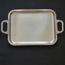 Plateau De Service Vintage En Inox Alfra Alessi Italy 