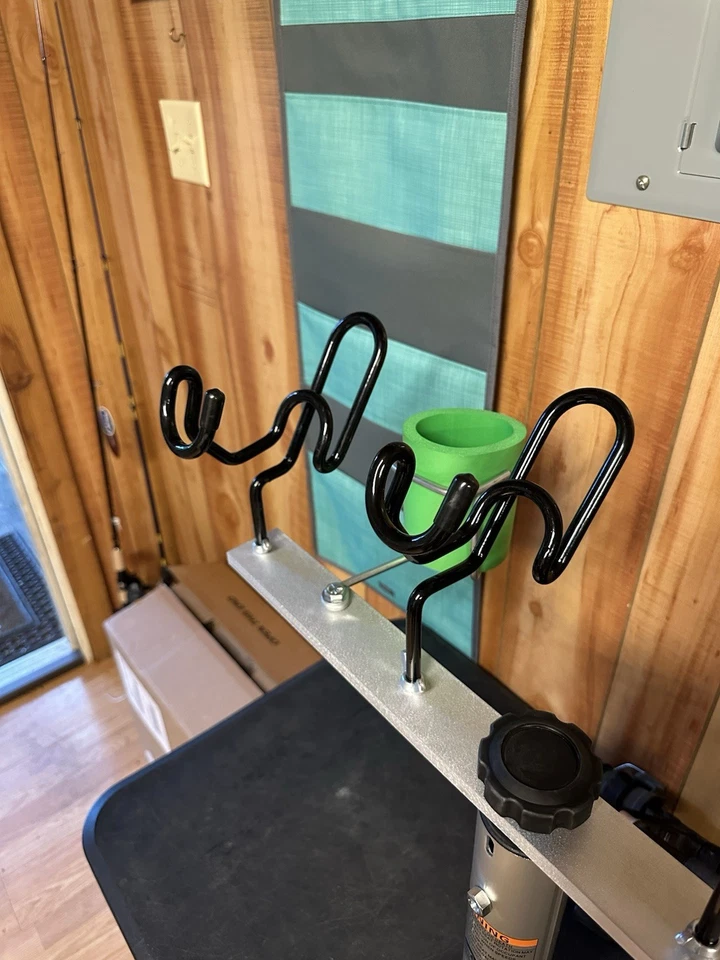 Barra a T 24 pollici con piedistallo 2-3/8 posti e 4 doppi supporti Made in USA* - Immagine 3 di 4