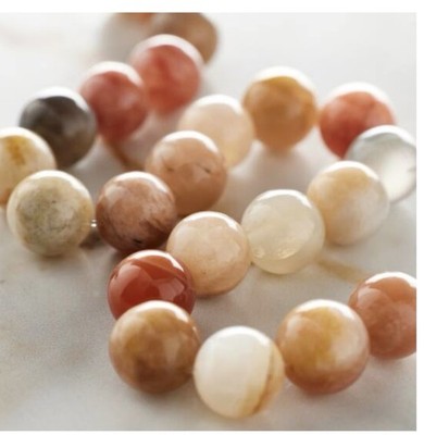 Sunstone Round Beads, 8mm by Bead Landing