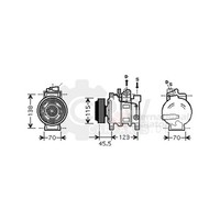 Kompressor Klimaanlage FüR Audi A4 Avant 2.5 TDI