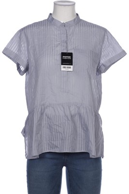 windsor. Bluse Damen Oberteil Hemd Hemdbluse Gr. EU 38 Baumwolle Blau #01d6crm