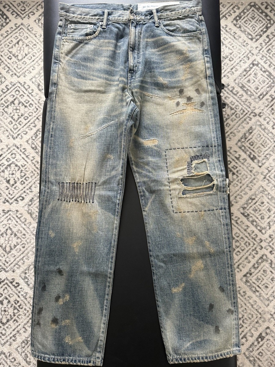Neighborhood Selvedge Savage Denim DP Basic Pants Indigo L
