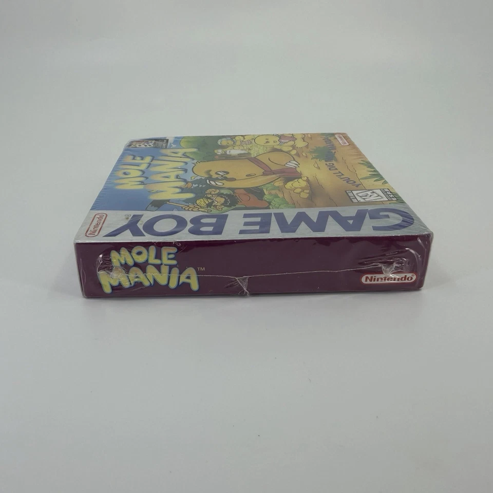 Mole Mania Nintendo Gameboy New Sealed Indent Top Right w/ Protective Case - Image 4 of 4