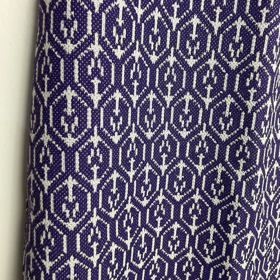 Miu Miu шерсти Midi юбка размер 40 шерсти фиолетовый Aline Италии сделано 2015 - Изображение 4 из 4