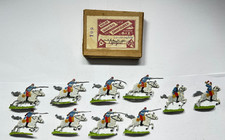 10 xDeutsche Landsknechte Pferd Säbel Angriff reitend