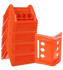 20 Pk Plastic Edge Protector Cargo Corner Guards V-Shaped Load Strap Protectors