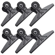 6 Pack Extra Large Clips Extra Large Clips 7.9 Inches Jumbo Bull Binder Clip ...