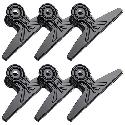 6 Pack Extra Large Clips Extra Large Clips 7.9 Inches Jumbo Bull Binder Clip ...