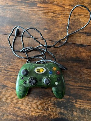 Mad Catz Wired Controller for Original Xbox - Green Transparent (Item #4516)