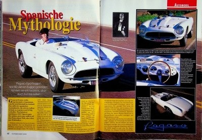 Oldtimer Markt 10/2001 Modellreport Pegaso - ein interessanter Bericht auf 6 Sei