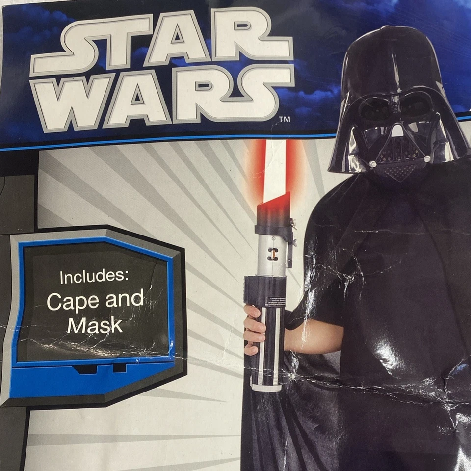 Rubies Star Wars Darth Vader KIDS Cape and Mask Set Standard, Black, age 4 & up - Image 2 of 4