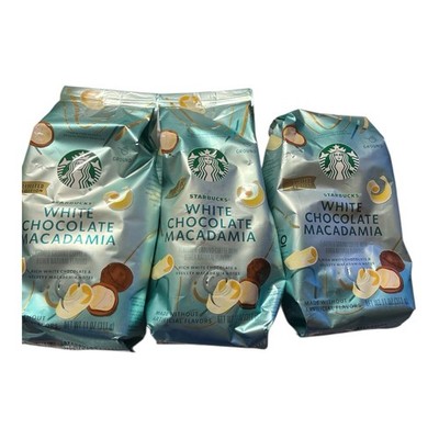 Starbucks White Chocolate Macadamia Ground Coffee 11 oz (3 Bags) Exp 6/17/26
