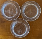 Vintage Westmoreland Clear Glass Cup Plate 3.5" BENJAMIN FRANKLIN Ship  Lot of 3 — photo 5