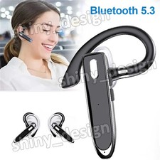 Trucker Wireless Headset Bluetooth 5.3 Earpiece Dual Mic Earbud Noise Cancelling