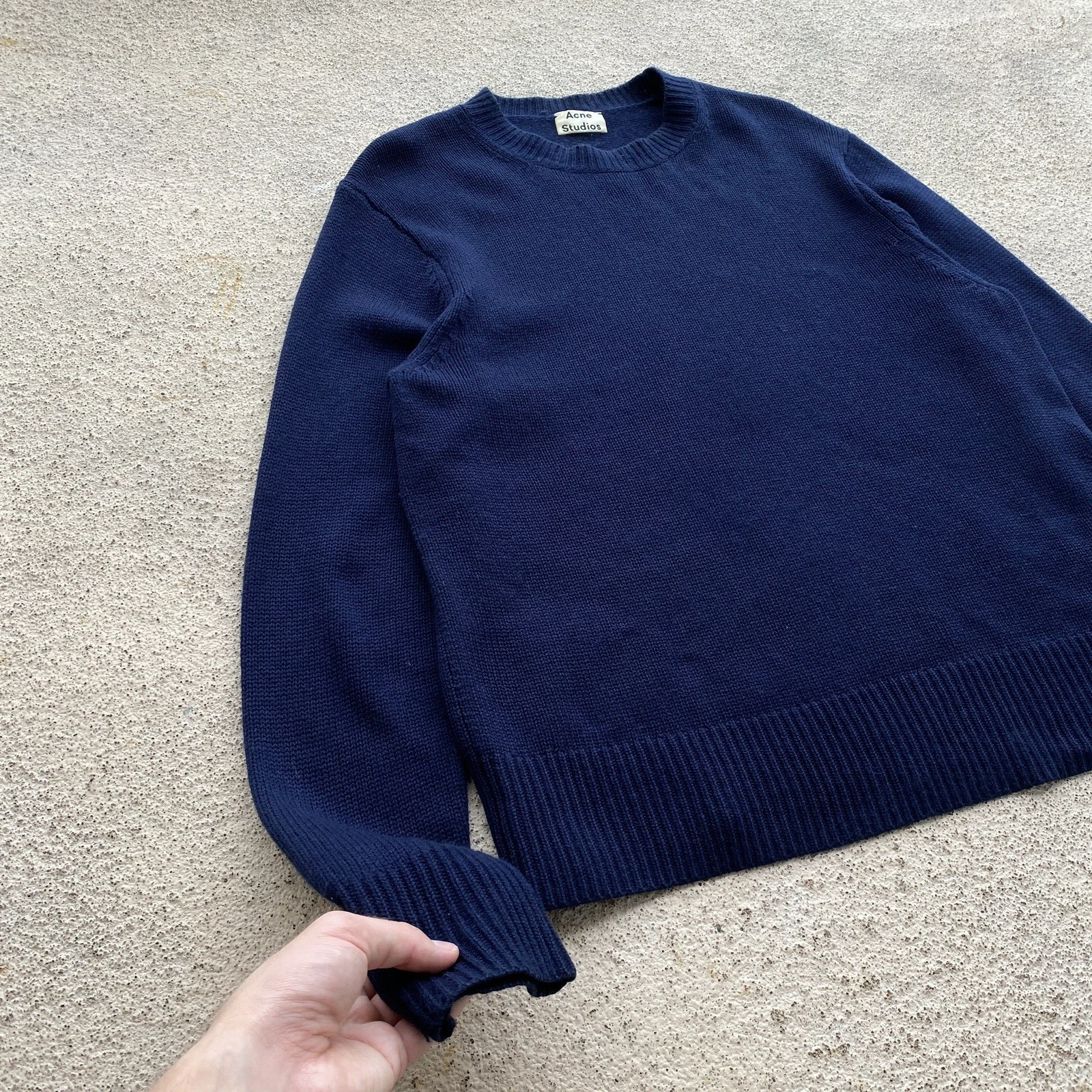 00s Y2K Acne Studios Peele maglione felpa cashmere atmosfera designer RAF SIMONS